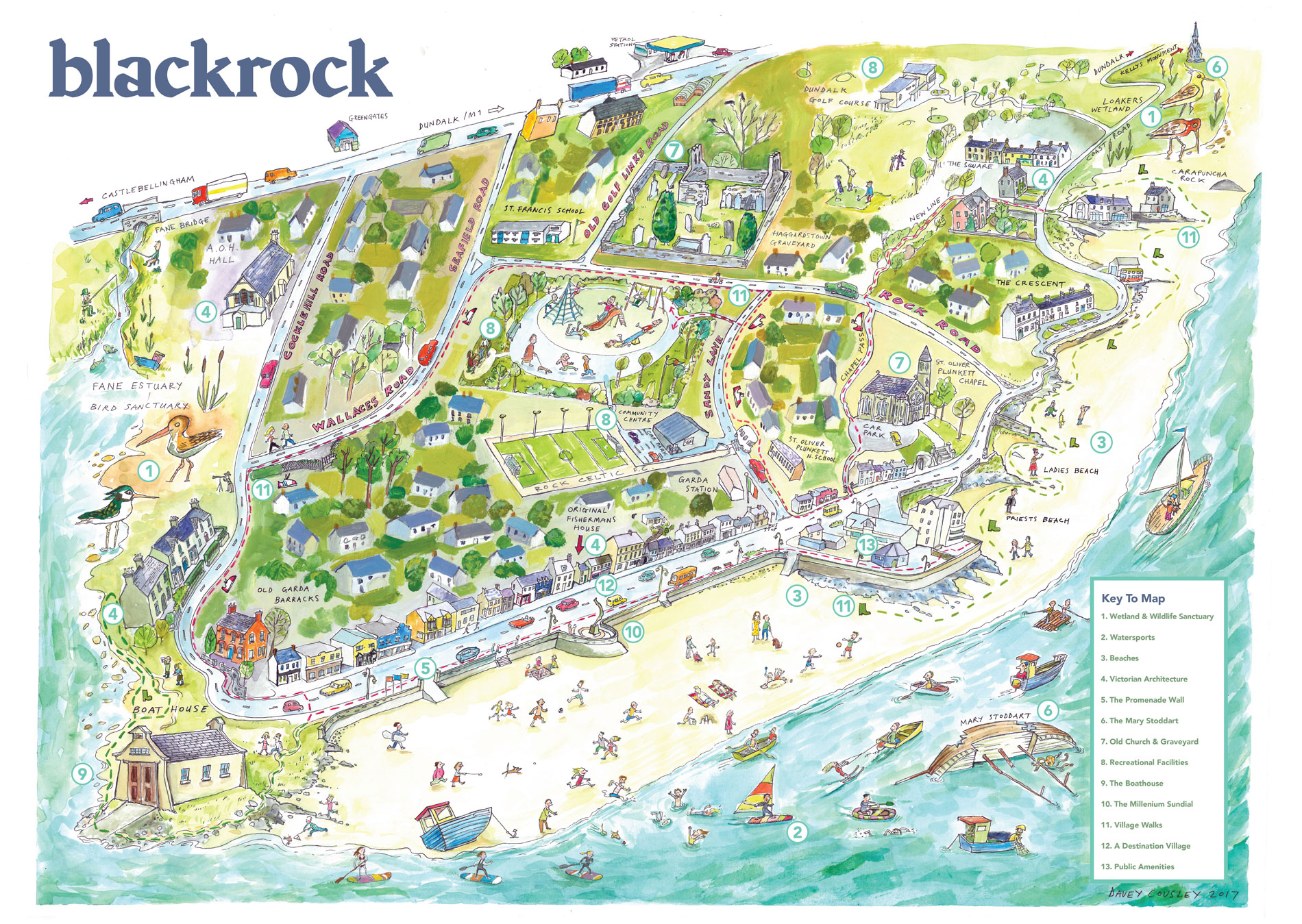 Blackrock Map - Rear